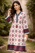Ivory Bloom Printed Kaftaan