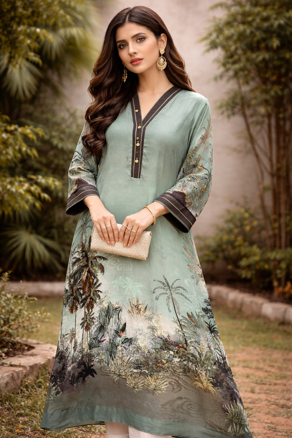 Zyra Silk Kaftan